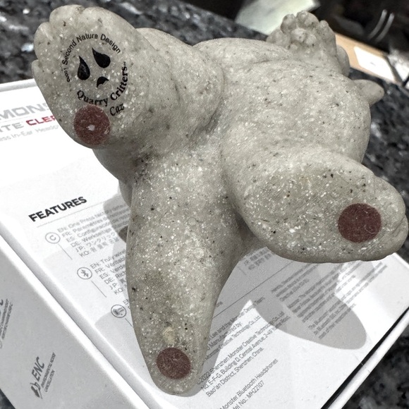 🐾 Second Nature Design Quarry Critters “Caz” Sandstone Figure (2001 Vintage!)🐾 - Picture 13 of 14